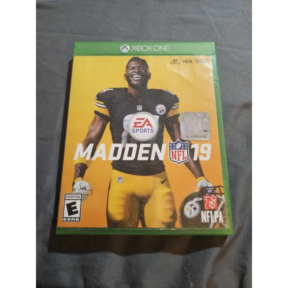 Madden NFL 19 Xbox One EA Sports Football Video Game Antonio Brown Cover